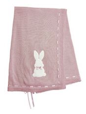 DANDELION Rabbit Shawl / Blanket Pink